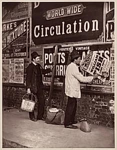 Street Advertising by John Thomson (British, 1837–1921)