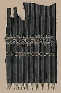 Striped tiraz by Unknown Artist