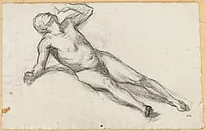 Study for The War by Pierre Puvis de Chavannes (French, 1824–1898)