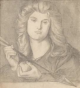 Study for "Venus Verticordia" by Dante Gabriel Rossetti (British, 1828–1882)