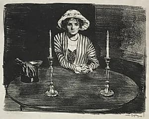 Study No. 4:  Waiting by John Copley (British, 1875–1950)