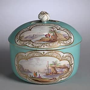 Sugar Bowl by Meissen Porcelain Factory (German, est. c. 1710)