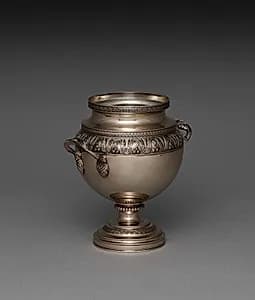 Sugar Urn with Cover by Harvey Lewis (American, 1835)