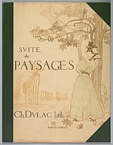 Suite de Paysages: Cover by Charles Marie Dulac (French, 1865–1898)
