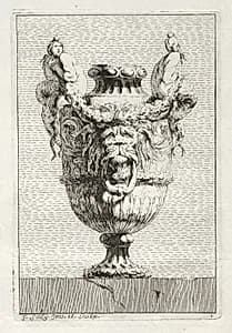 Suite of Vases:  Plate 1 by Jacques François Saly (French, 1717–1776)