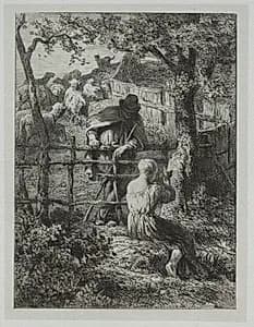 Summer by Charles-Émile Jacque (French, 1813–1894)