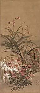Summer Flowers by Kitagawa Sōsetsu (Japanese, active 1639–50)