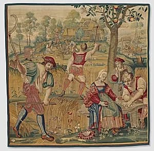 Summer: Harvest Scene by Gobelins Manufactory (France, Paris, est. 1662)