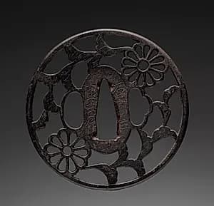Sword Guard by Kuniyoshi (Japanese)