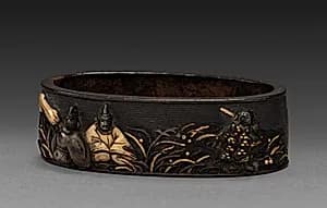 Sword-Hilt Collar (Fuchi) by Unknown Artist