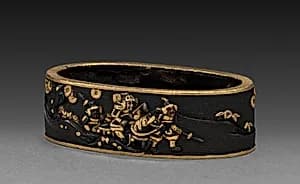 Sword-Hilt Collar (Fuchi) by Unknown Artist