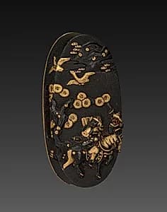 Sword-Hilt Pommel (Kashira) by Unknown Artist