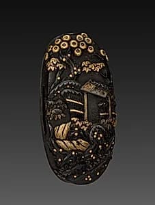 Sword-Hilt Pommel (Kashira) by Unknown Artist