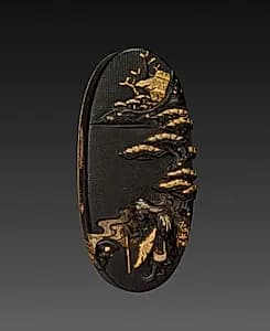 Sword-Hilt Pommel (Kashira) by Unknown Artist