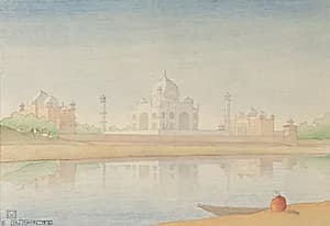 Taj Mahal by Charles William Bartlett (British, 1860–1940)