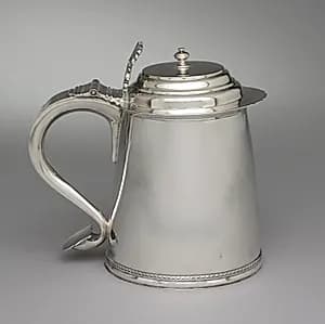 Tankard by Samuel Vernon (American, 1683–1737)