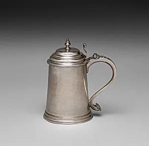 Tankard by Jonathan Clarke (American, 1706–1766)