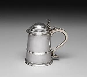 Tankard by Edward Winslow (American, 1669–1753)