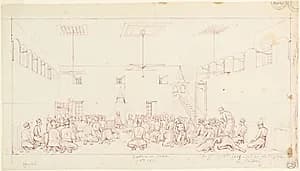 Tartars at Prayer by Auguste Raffet (French, 1804–1860)