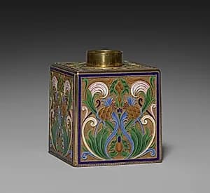 Tea Caddy by Feodor Ivanovich Rückert (Russian, 1840–1917)