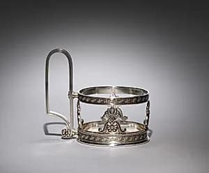 Tea Cup Holder by House of Fabergé (Russian, 1842–1918)