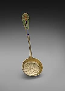Tea Strainer by Feodor Ivanovich Rückert (Russian, 1840–1917)
