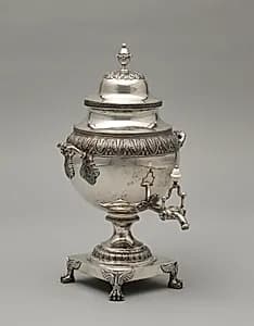 Tea Urn by Harvey Lewis (American, 1835)