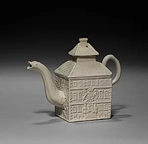 Teapot by Staffordshire Factory (British)
