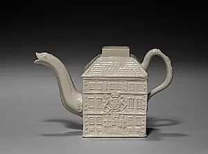 Teapot by Staffordshire Factory (British)