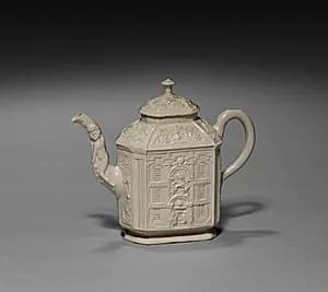 Teapot by Staffordshire Factory (British)