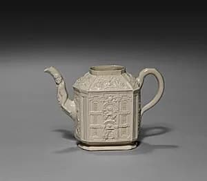 Teapot by Staffordshire Factory (British)