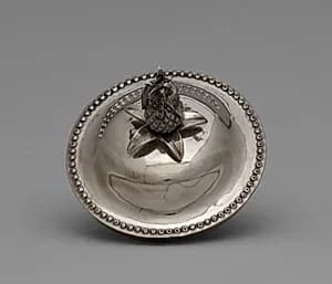 Teapot (lid) by John David (American, 1736–1793)