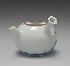 Teapot with Begonias by Seifū Yohei III (Japanese, 1851–1914)
