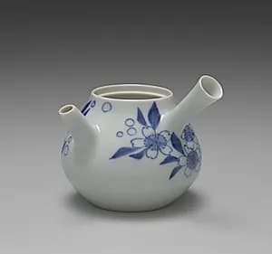 Teapot with Cherry Blossoms by Seifū Yohei IV (Japanese, 1872–1951)