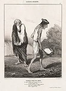 Telemachus Ravaged by Love by Honoré Daumier (French, 1808–1879)