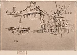 Temple by James McNeill Whistler (American, 1834–1903)