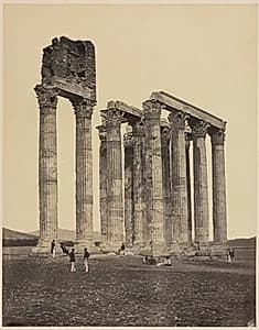 Temple of Jupiter Olympius by James Robertson (British, 1813 (?)-aft 1865)