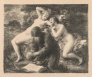 Temptation of St. Anthony by Henri Fantin-Latour (French, 1836–1904)
