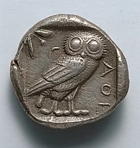 Tetradrachm: Owl (reverse) by Unknown Artist