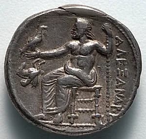 Tetradrachm: Zeus (reverse) by Unknown Artist