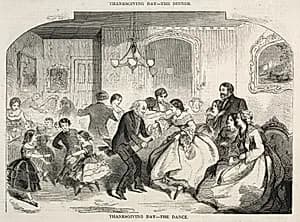 Thanksgiving Day - The Dance by Winslow Homer (American, 1836–1910)