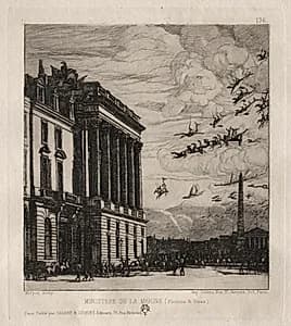 The Admiralty, Paris by Charles Meryon (French, 1821–1868)