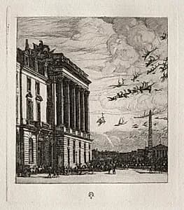 The Admiralty, Paris by Charles Meryon (French, 1821–1868)