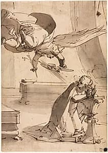 The Annunciation by Luca Cambiaso (Italian, 1527–1585)