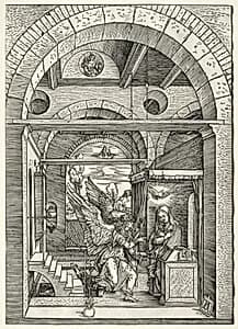 The Annunciation by Albrecht Dürer (German, 1471–1528)