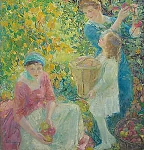 The Apple Gatherers by Karl Anderson (American, 1874–1956)