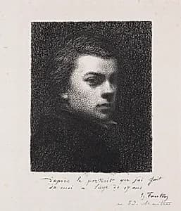 The Artist at 17 Years by Henri Fantin-Latour (French, 1836–1904)