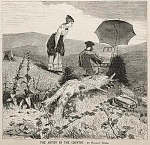The Artist in the Country by Winslow Homer (American, 1836–1910)