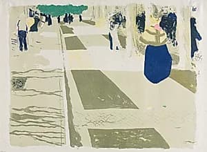 The Avenue by Edouard Vuillard (French, 1868–1940)