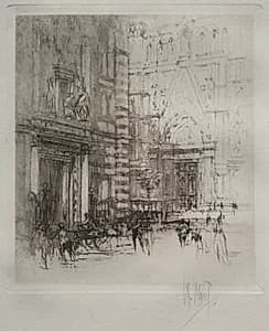 The Baptistry, Florence by William Walcot (British, 1874–1943)